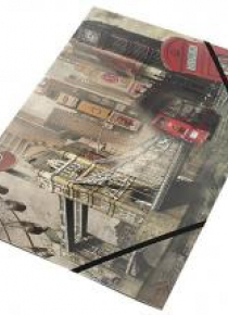 Teczka na gumkę A4 z nadrukiem London