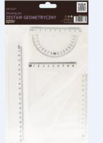 Zestaw geometryczny transparent GR-032T GRAND