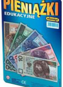 Pieniążki edukacyjne - 5 nominałów
