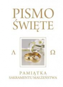 Pismo Święte Białe - Pam. Sakr. Małżeństwa