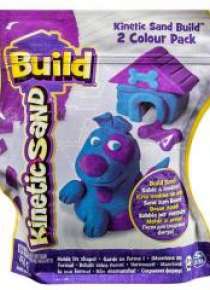 Kinetic Sand Build - piasek purpurowo - niebieski