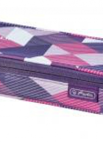 Piórnik kosmetyczka Be.Bag Cube Purple Checked