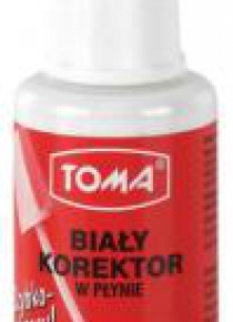 Korektor w płynie 20ml pędzel (10szt) TOMA