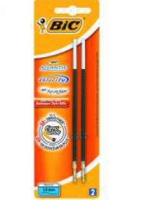 Wkład do długopisów czarny bls 2szt BIC