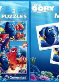Puzzle 3w1+Memo Gdzie jest Dory