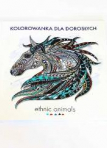 Ethnic animals. Kolorowanka dla dorosłych