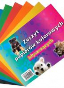 Zeszyt papierów kolorowych A4 błyszczących