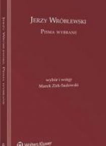 Jerzy Wróblewski. Pisma wybrane