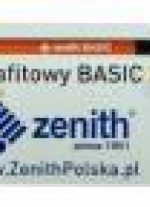 Ołówek Basic trójkątny z gumką 2B (12szt) ZENITH