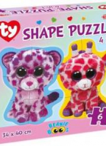 Puzzle Ty 4w1 Beanie Boo's Shape