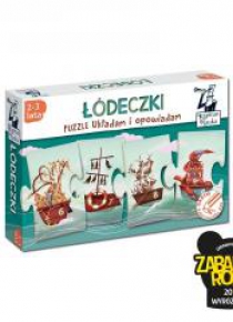 Puzzle Układam i opowiadam Łódeczki EDGARD