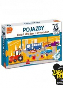 Puzzle Układam i opowiadam Pojazdy EDGARD