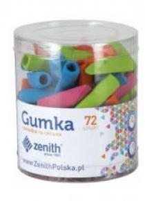 Gumka nakładka na ołówek 2w1 (72szt) ZENITH