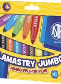 Flamastry Jumbo 12 kolorów ASTRA