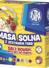 Masa solna 450g + farby ASTRA