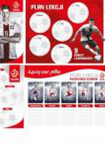 Plan lekcji A4 + naklejki B5 PZPN MIX (10szt)