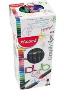 Cienkopis Graph Peps Duo (30szt) dspl MAPED
