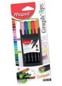 Cienkopis Graph Peps Compact 10 kolorów MAPED