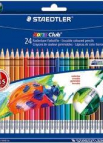 Kredki z gumką Noris Club 24 kolory STAEDTLER