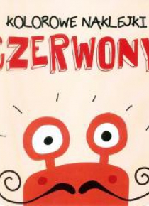 Kolorowe naklejki - Czerwony