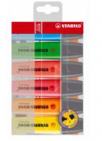 Zakreślacz Boss 70 etui 6 kolorów STABILO