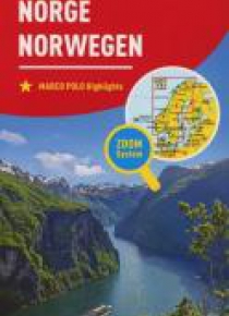 Mapa ZOOM System. Norwegia 1:800 000 plan miasta