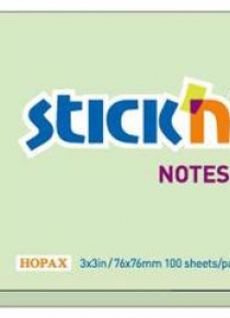 Notes samoprzylepny zielony pastelowy