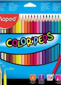 Kredki Colorpeps trójkątne 24 kolorów MAPED