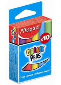 Kreda Colorpeps kolorowa 10 sztuk MAPED