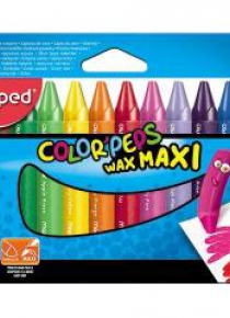 Kredki Colorpeps świecowe Jumbo 12 kolorów MAPED