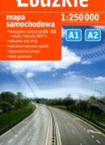 Łódzkie dla zawodowców. TIR. Mapa samochodowa