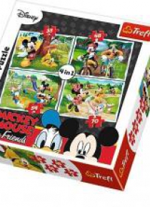 Puzzle 4w1 Zabawy w parku TREFL