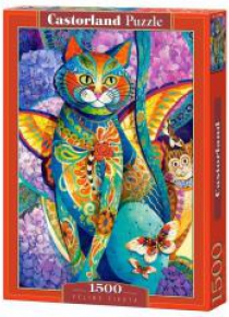 Puzzle 1500 Kocia fiesta CASTOR