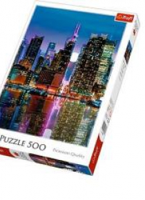 Puzzle 500 Pełnia księżyca nad Manhattanem TREFL