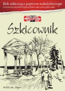 Szkicownik A4/100K 80g z papieru makulaturowego