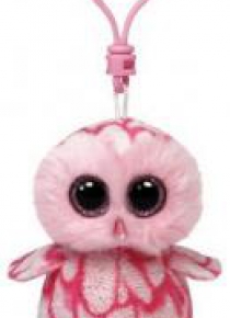Beanie Boos Pinky - Różowa Sowa brelok