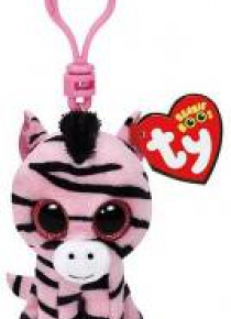 Beanie Boos Zoey - Różowa Zebra brelok