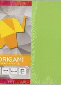 Origami 14x14cm Fluo+Pastele x 100K