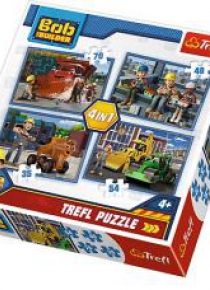 Puzzle 4w1 Pracowity dzień TREFL