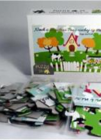 Puzzle. Domek. Niech Ci Pan błogosławi