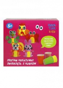 Zestaw kreatywny Zwierzęta z kubków CREATIVE KIDS