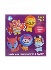Zestaw kreatywny Zwierzęta z talerzy CREATIVE KIDS
