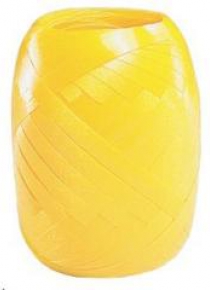 Wstążka kłębuszek 20m/5mm żółta