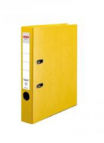 Segregator A4 5cm PP żółty Q file