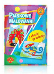 Piaskowe malowanki - Kameleon, paw ALEX