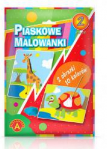 Piaskowe malowanki - Żyrafa, żółw ALEX