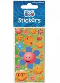 Naklejki Sticker BOO silver emotki
