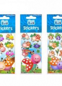 Naklejki Sticker BOO silver biedronki