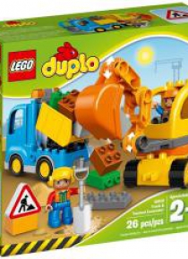 Lego DUPLO 10812 Ciężarówka i koparka gąsienicowa