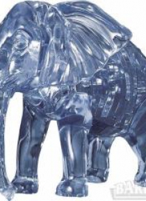 Crystal puzzle Słoń